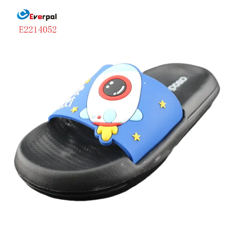 Lindas diapositivas de astronauta para niños zapatos de verano antideslizantes