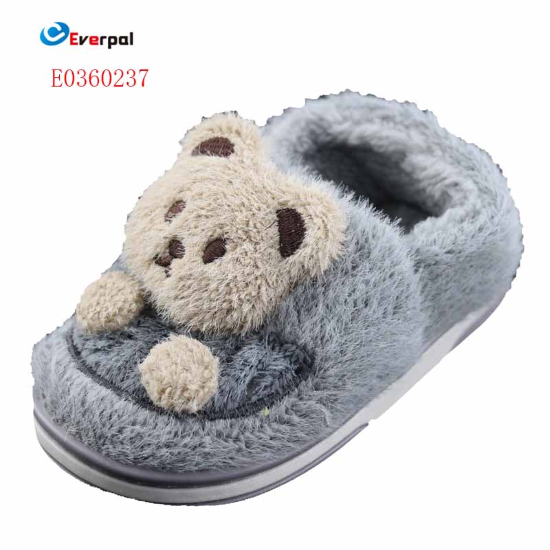 Pantuflas de dibujos animados de animales para bebé pequeño