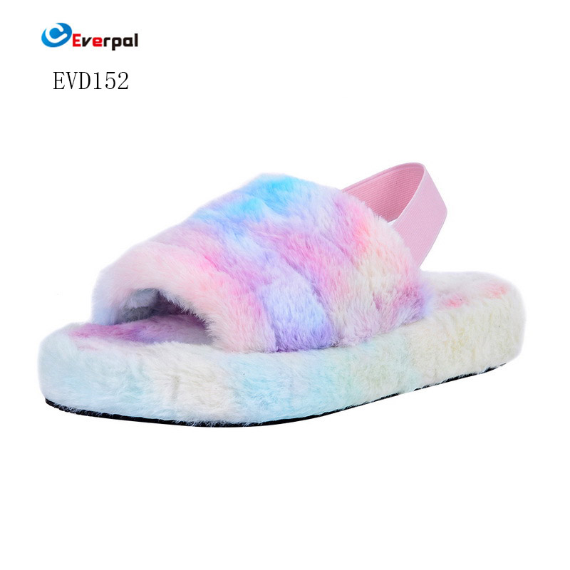 Pantuflas de felpa para mujer